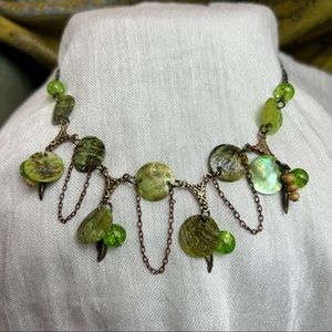 Green Shell Necklace